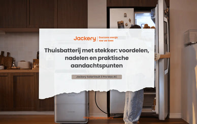 thuisbatterij met stekker