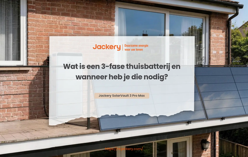 Wat is een 3-fase thuisbatterij en wanneer heb je die nodig?