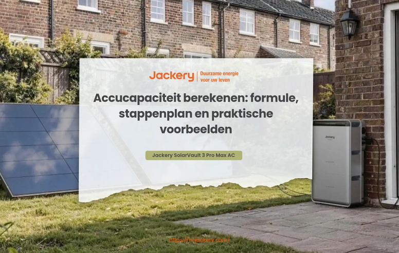 Accucapaciteit berekenen
