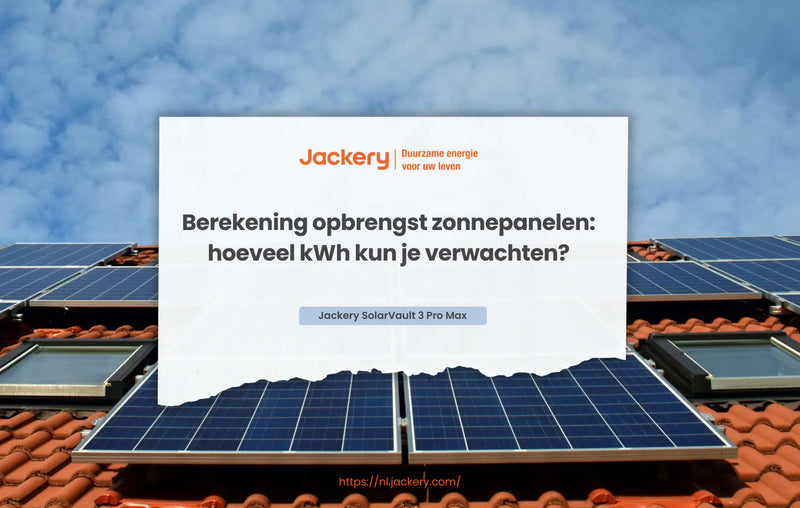berekening opbrengst zonnepanelen