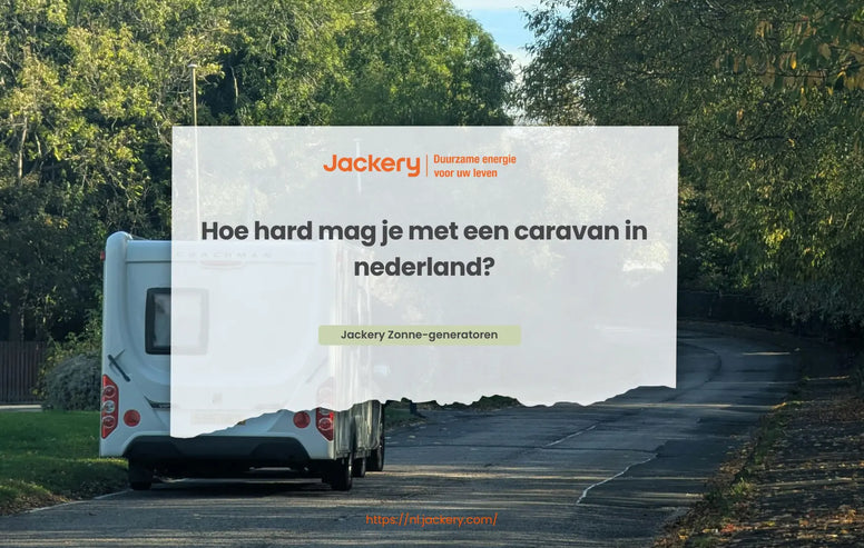 hoe hard mag je met een caravan