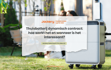 thuisbatterij dynamisch contract