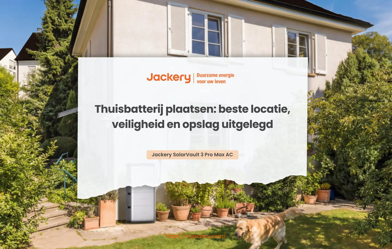 thuisbatterij plaatsen en opslag