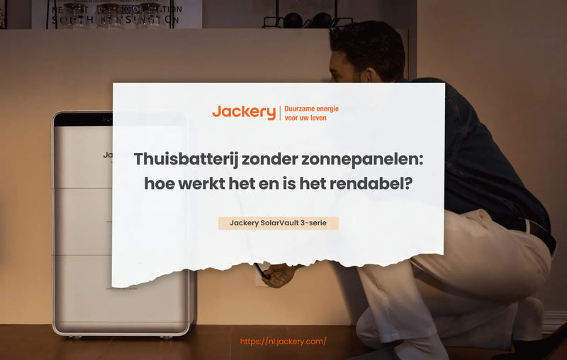 thuisbatterij zonder zonnepanelen