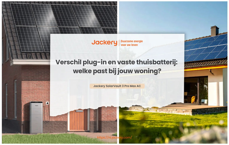 verschil plug-in en vaste thuisbatterij