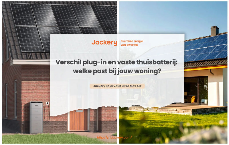 verschil plug-in en vaste thuisbatterij