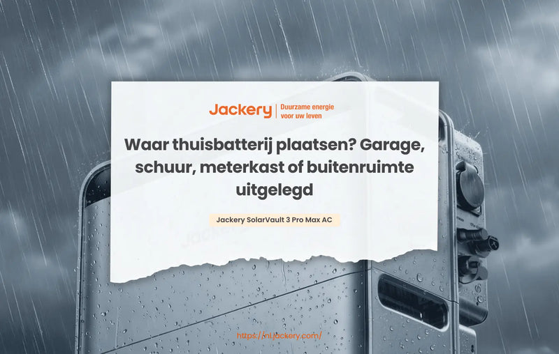 waar thuisbatterij plaatsen