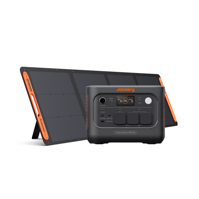 Jackery Solar Generator 1000 Plus v2 draagbaar energiestation met zonnepaneel