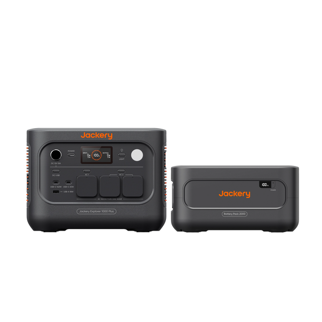Jackery Solar Generator 1000 Plus v2 draagbaar energiestation met zonnepaneel