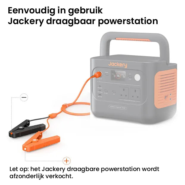 Jackery 12V Auto-accu Oplaadkabel