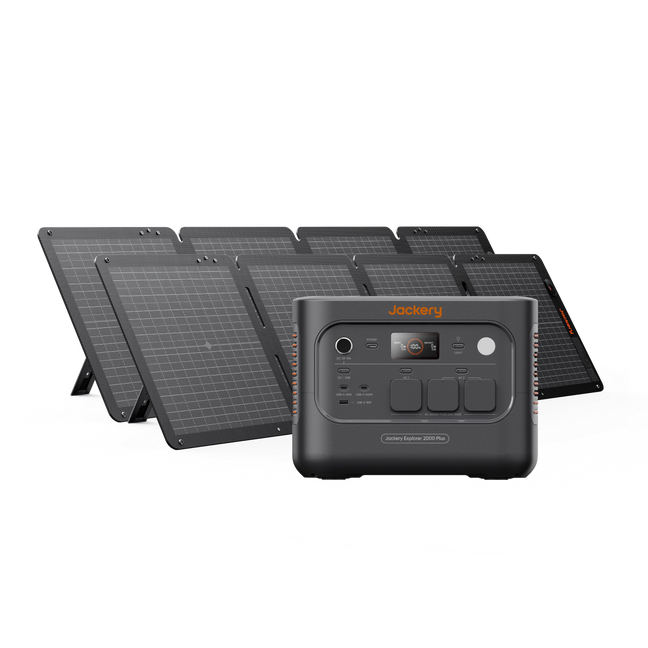 Jackery Solar Generator 2000 Plus v2 energiestation met zonnepaneel