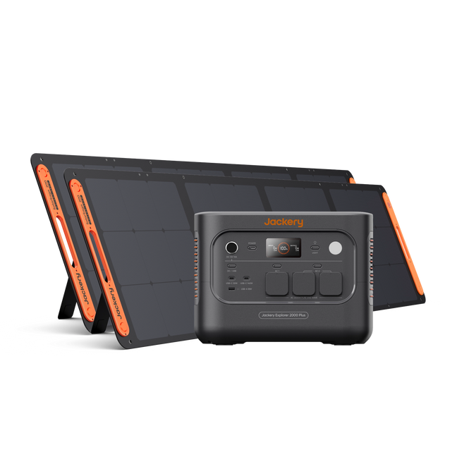 Jackery Solar Generator 2000 Plus v2 energiestation met zonnepaneel
