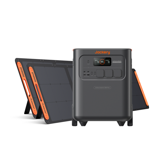 Jackery Solar Generator 3600 Plus draagbaar energiestation met zonnepaneel