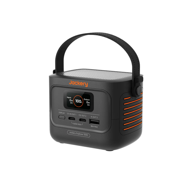 Jackery Solar Generator 100D draagbaar energiestation met zonnepaneel