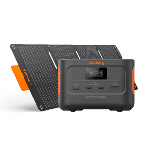 Jackery Solar Generator 100 Plus draagbaar energiestation met zonnepaneel