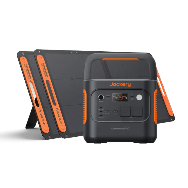 Jackery Solar Generator 2000 v2 draagbaar energiestation met zonnepaneel