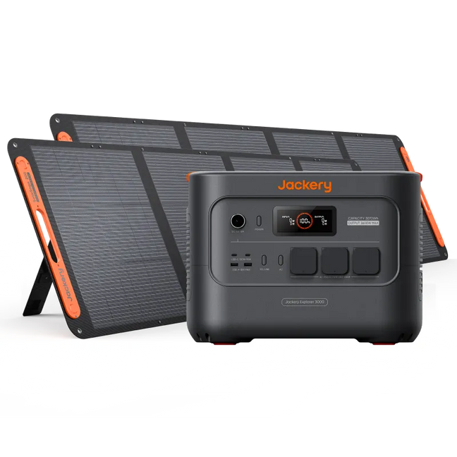 Jackery Solar Generator 3000 v2 draagbaar energiestation met zonnepaneel