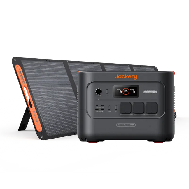 Jackery Solar Generator 3000 v2 draagbaar energiestation met zonnepaneel