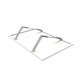 Montagebeugel voor plat dak & tuin voor 1 zonnepaneel