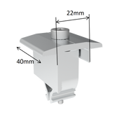 Montagebeugel voor schuin dak voor 2 zonnepanelen