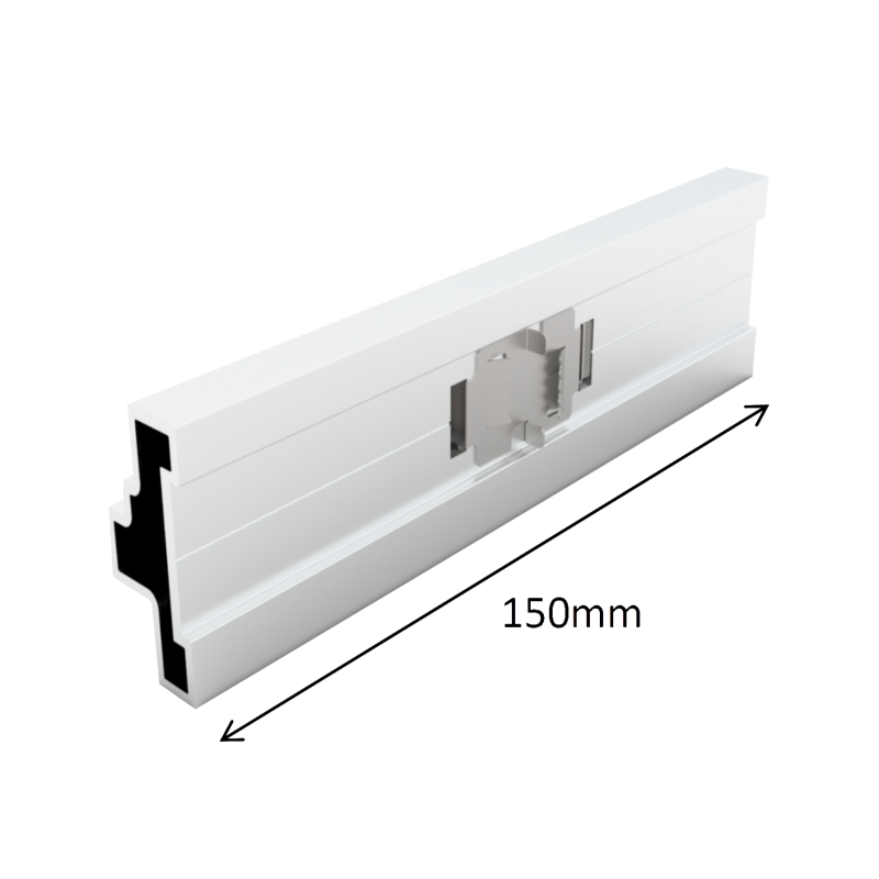 Montagebeugel voor schuin dak voor 2 zonnepanelen