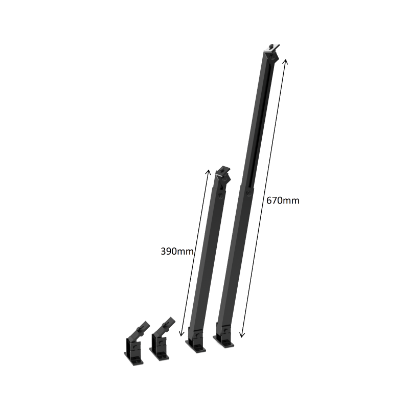 Wandmontagebeugel voor 1 zonnepaneel