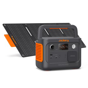 Jackery Solar Generator 300 Plus draagbaar energiestation met zonnepaneel